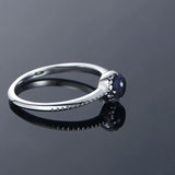 925 Silver Sandstone Ring Bezel Setting Fine Jewelry