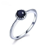 925 Silver Sandstone Ring Bezel Setting Fine Jewelry