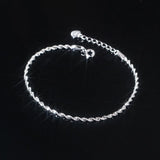 925 Silver Gypsophila Bracelet for Women Wedding Gift