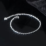 925 Silver Gypsophila Bracelet for Women Wedding Gift