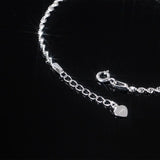 925 Silver Gypsophila Bracelet for Women Wedding Gift