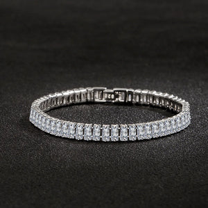 925 Silver Zirconia Bracelet Gift For Women Fine Jewelry