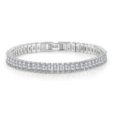 925 Silver Zirconia Bracelet Gift For Women Fine Jewelry