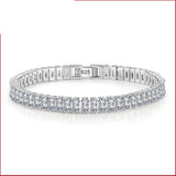 925 Silver Zirconia Bracelet Gift For Women Fine Jewelry