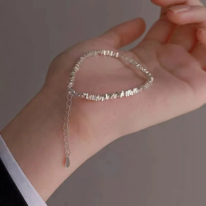 925 Silver Geometric String Bracelet for Women