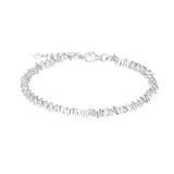 925 Silver Geometric String Bracelet for Women