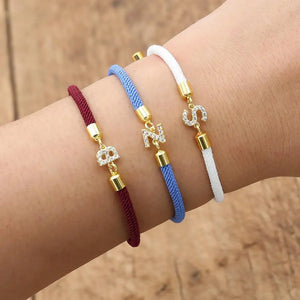 Alphabet Initials Charm Bracelet for Women - Jewelry Gift