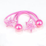 Acrylic Love Princess Headdress Tiara Girls' Women'S Elastic Rubber Band