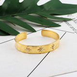 Adjustable Crystal Charm Bracelets For Women 12mm Stainless Steel Gift