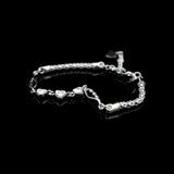 925 Silver Angel Wing Pendant Bracelet Heart Charm Hand Chain Gift