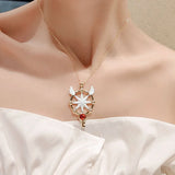 Sakura Necklace Star Key Magic Wand Pendant Necklace for Women