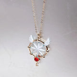 Sakura Necklace Star Key Magic Wand Pendant Necklace for Women