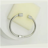 Stainless Steel Crystal Bracelet Bangle