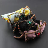 Baroque Personality Bow Rhinestone Pearl Headband Ladies Prom