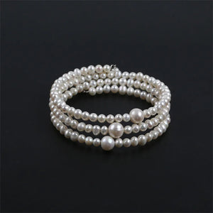 Freshwater Pearl Beads Bracelets Elastic