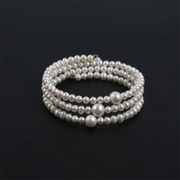 Freshwater Pearl Beads Bracelets Elastic