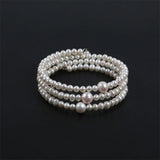 Freshwater Pearl Beads Bracelets Elastic