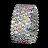 Colorful Rhinestone Arm Ring Bracelet Stretch Bracelet