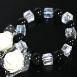 10mm Crystal Round Beads Strand Bracelet for Women Hot Charming Jewelry