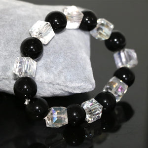 10mm Crystal Round Beads Strand Bracelet for Women Hot Charming Jewelry