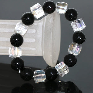 10mm Crystal Round Beads Strand Bracelet for Women Hot Charming Jewelry