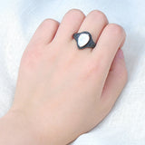 Fire Opal Ring Wedding Engagement Jewelry