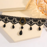 Crystal Tassel Choker Halloween Party Jewelry