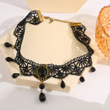 Crystal Tassel Choker Halloween Party Jewelry