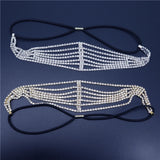 Crystal Head Chain Wedding Bridal Hair Accessory