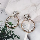 Bohemia Baroque Court Style Crystal Earrings For Women