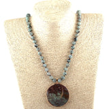 Bohemian Natural Stone Pendant Necklaces