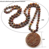 Bohemian Natural Stone Pendant Necklaces