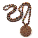 Bohemian Natural Stone Pendant Necklaces
