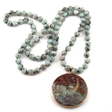 Bohemian Natural Stone Pendant Necklaces
