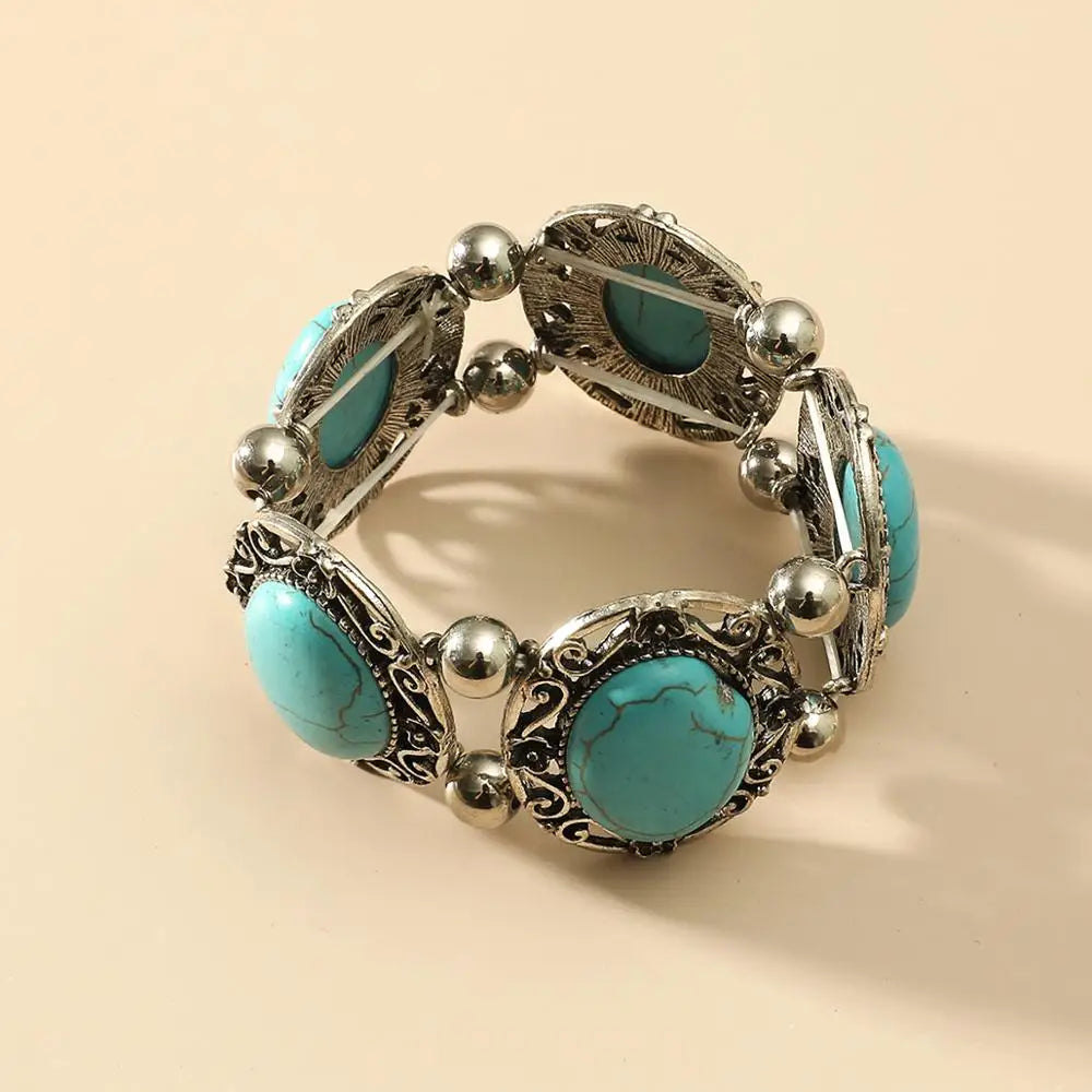 Boho Elastic Bracelets Bangle Vintage Stretch Bohemian Femme