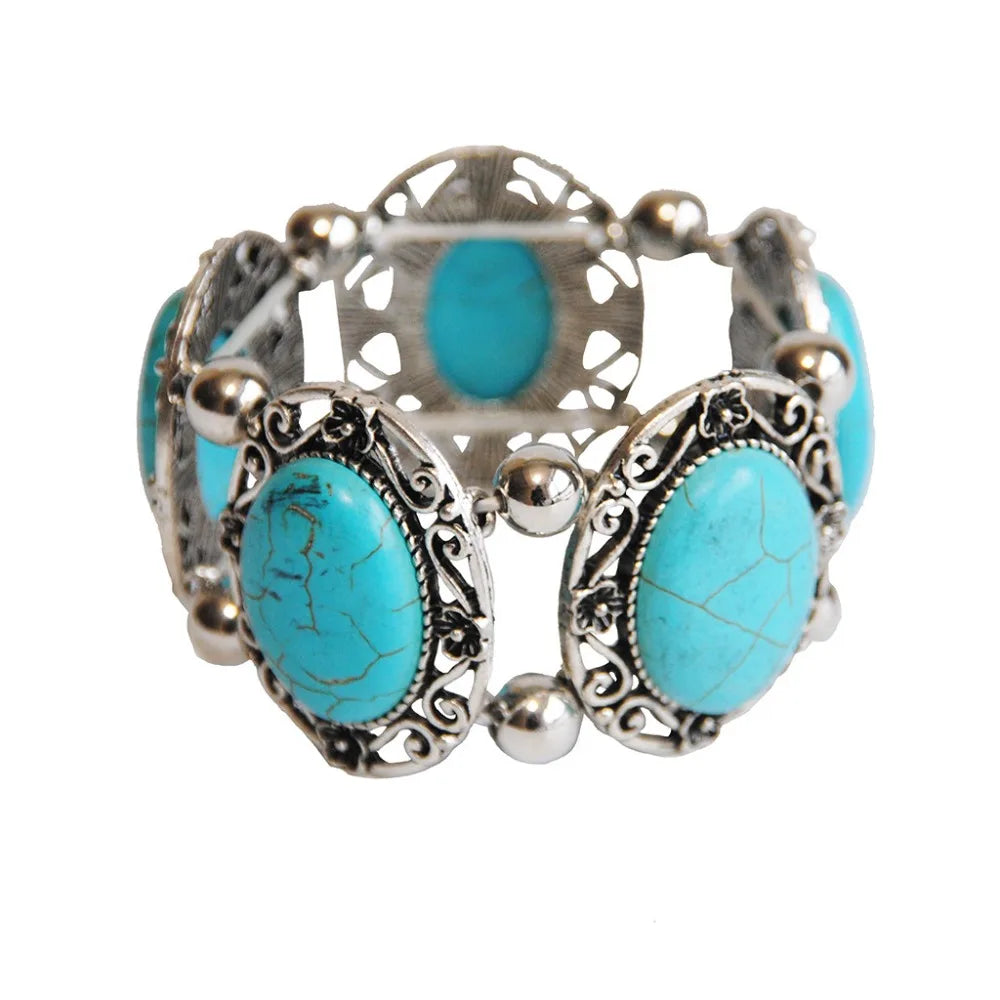 Boho Elastic Bracelets Bangle Vintage Stretch Bohemian Femme