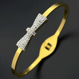 Bow Chain Bracelet Metal Plated Bolt Chain Party Jewelry