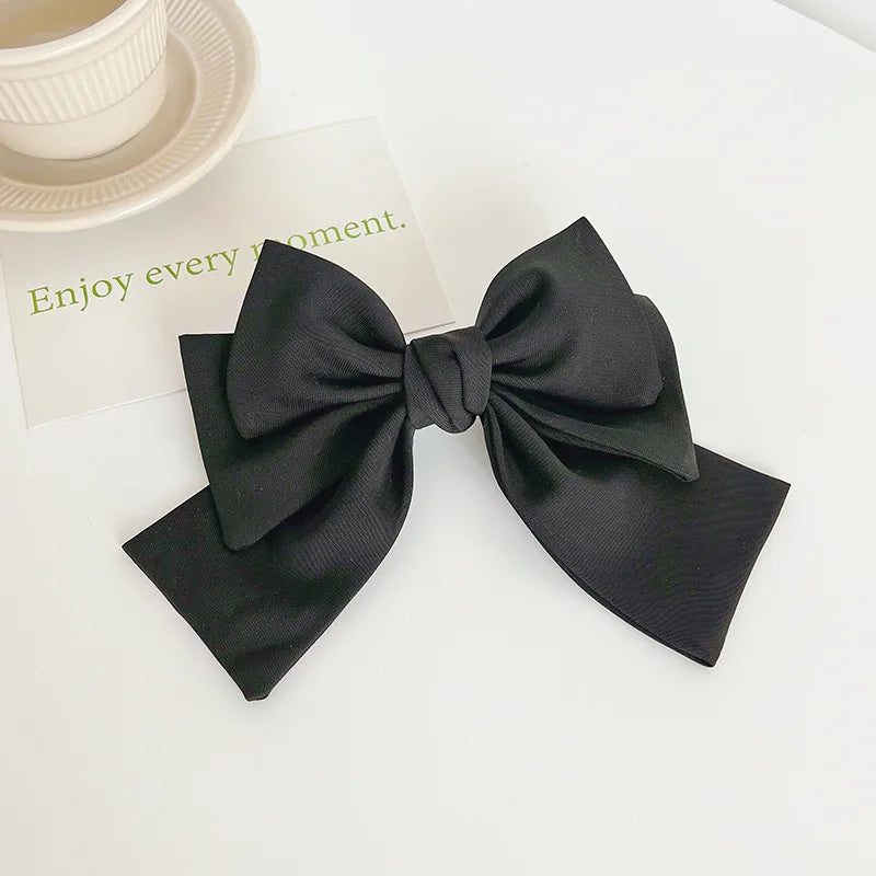 Bow Pearls Satin Barrettes Hair Scrunchies Headband Ponytail Hair Accessories