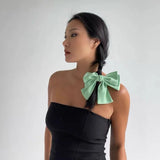 Bow Pearls Satin Barrettes Hair Scrunchies Headband Ponytail Hair Accessories