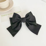 Bow Pearls Satin Barrettes Hair Scrunchies Headband Ponytail Hair Accessories