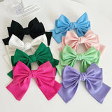 Bow Pearls Satin Barrettes Hair Scrunchies Headband Ponytail Hair Accessories