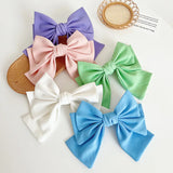 Bow Pearls Satin Barrettes Hair Scrunchies Headband Ponytail Hair Accessories