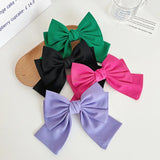Bow Pearls Satin Barrettes Hair Scrunchies Headband Ponytail Hair Accessories