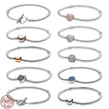 925 Silver Snake Bone Chain Bracelet for Charm Beads