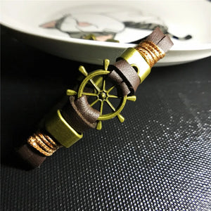 Punk Style Steam Bracelet Couples Hot LY-004