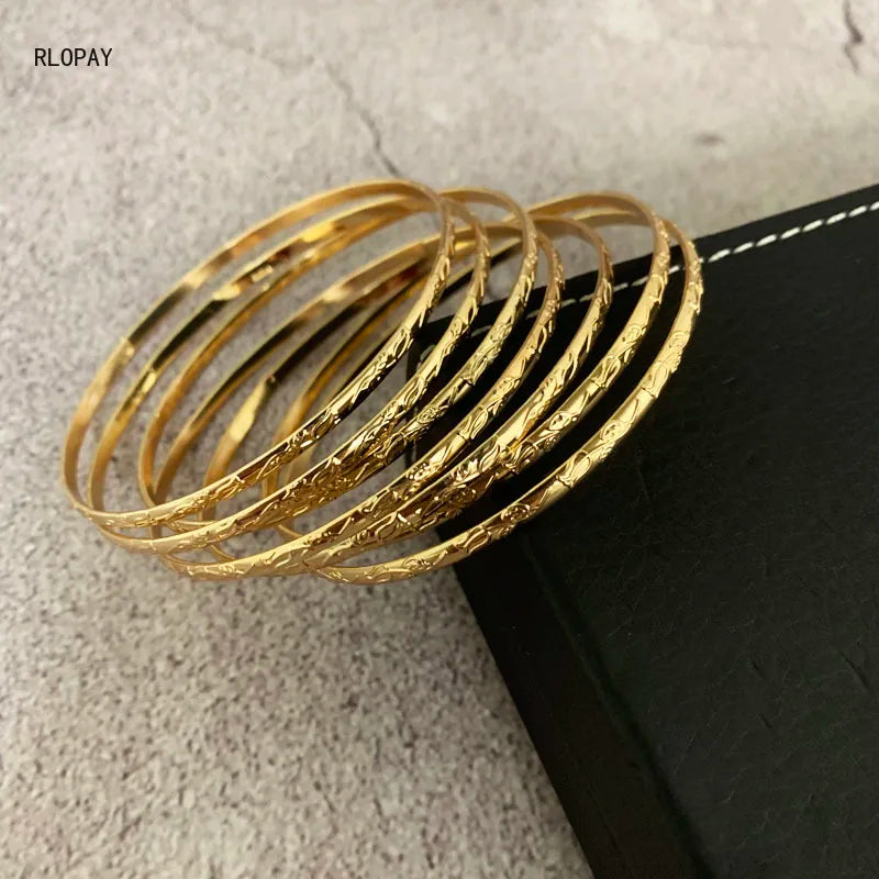Ladies Hand Bangles Set French Bracelets for Women