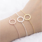 Bead Round O Charms Bracelet Women's Engagement LVSL02