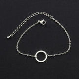 Bead Round O Charms Bracelet Women's Engagement LVSL02
