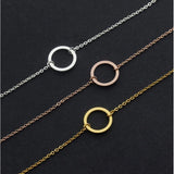 Bead Round O Charms Bracelet Women's Engagement LVSL02