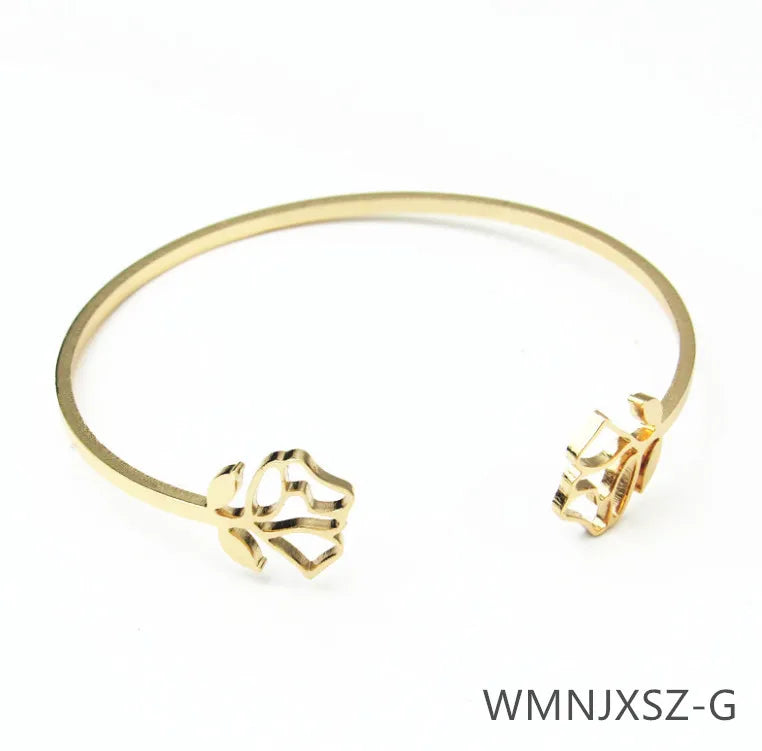 Flower Charms Women's Bracelet Engagement